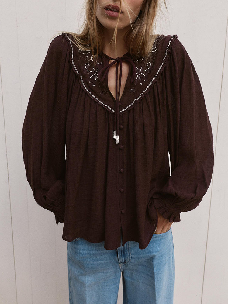 Ethnic Clothing & Online Fashion Store Khaadi Us - Nouvelle Tunique Ethnique Décontractée Brodé de