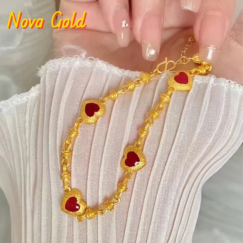 Ethnic Fashion Show - Bracelet NovaGlod 9999 Burning Blue Heart