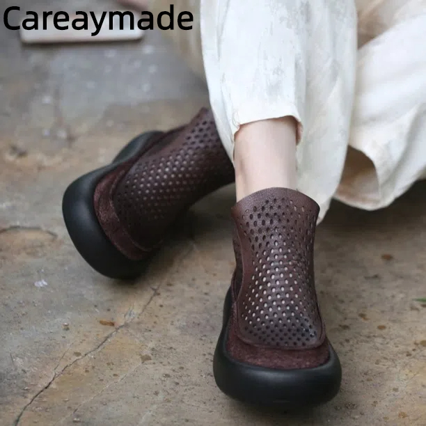 Ethnic Outfit - Careaymade-chaussures pour femmes à bout large