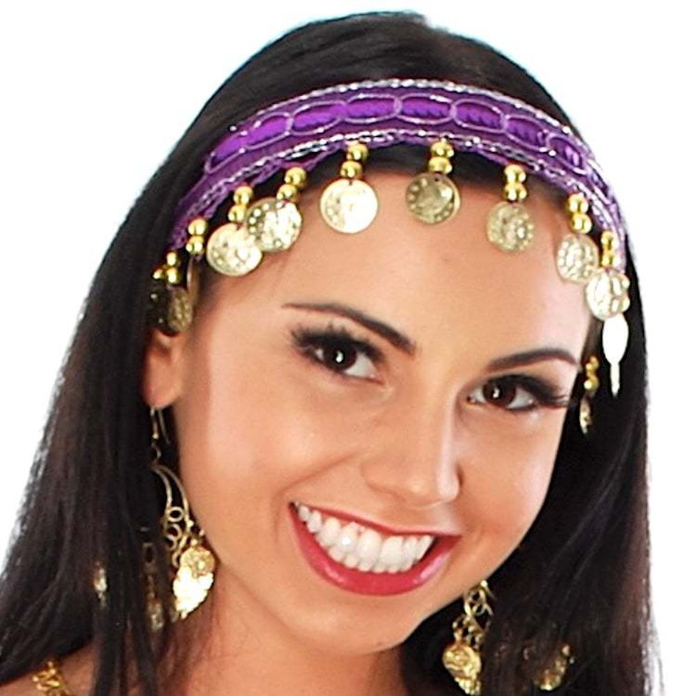 Ethnic Indian Fashion - Serre-tête en plastique multicolore ethnique pour