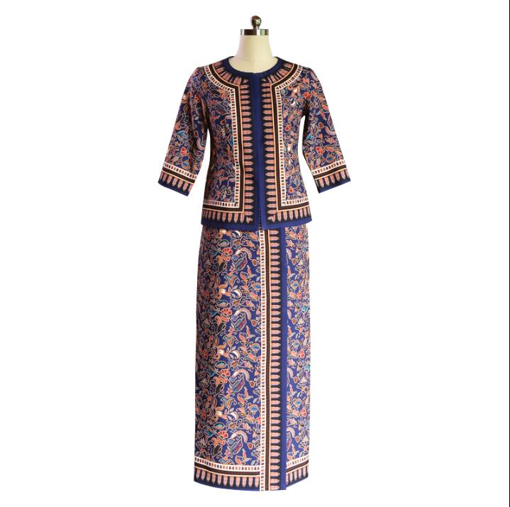 Batik Sarong Wrap - Singapore Airlines-Robe d'hôtesse de l'air pour