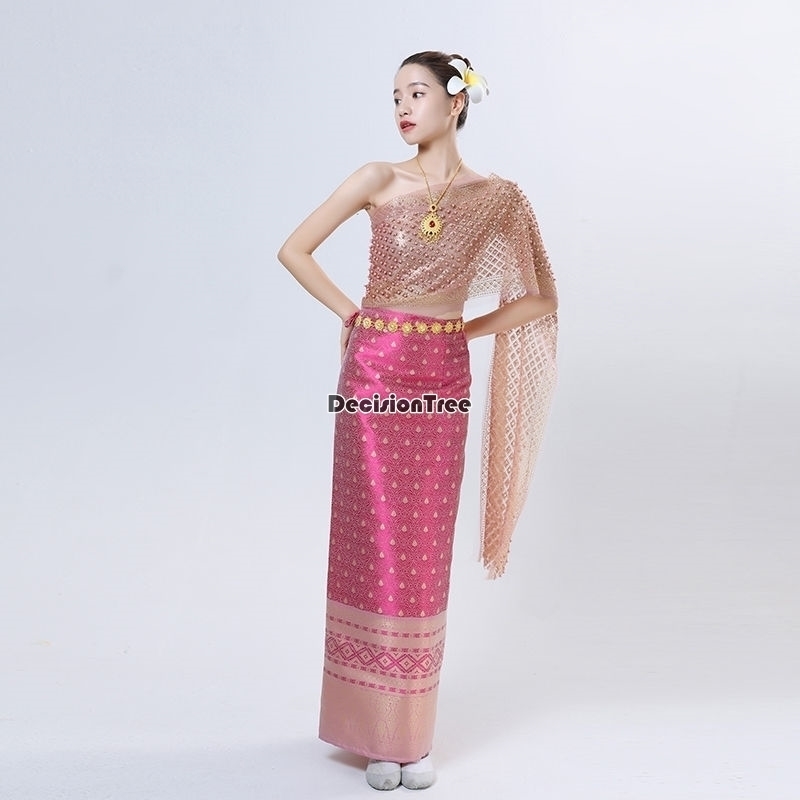 Batik Sarong Wrap - 2026 Ensemble de vêtements traditionnels thaïlandais