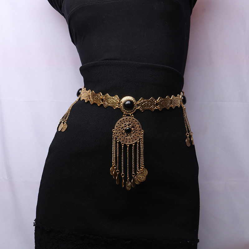 Ethnic Fashion Co In - Chaîne de taille en alliage incrustée