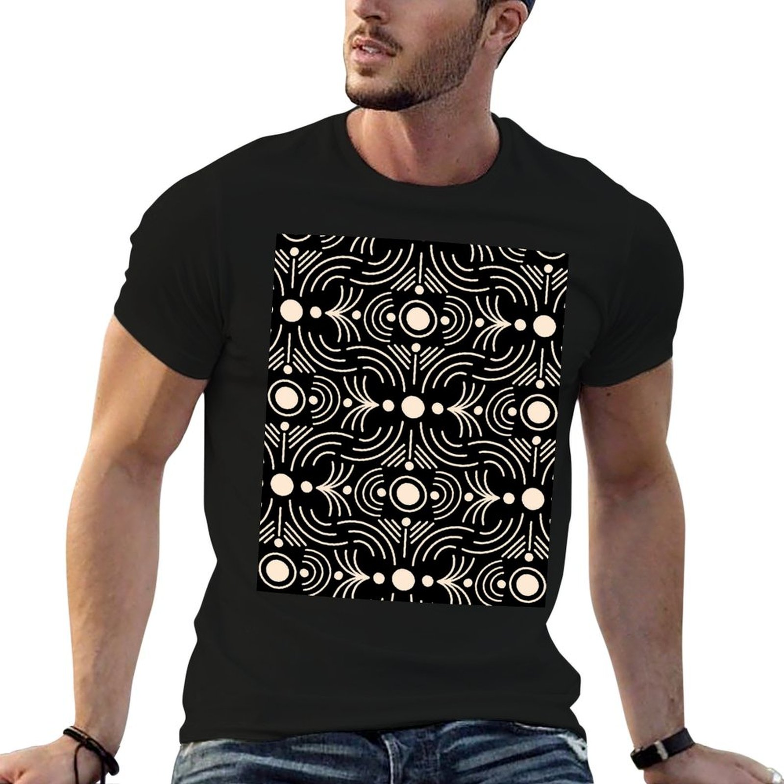 Mudcloth Print Top - Boho Mud Cloth - Lignes et