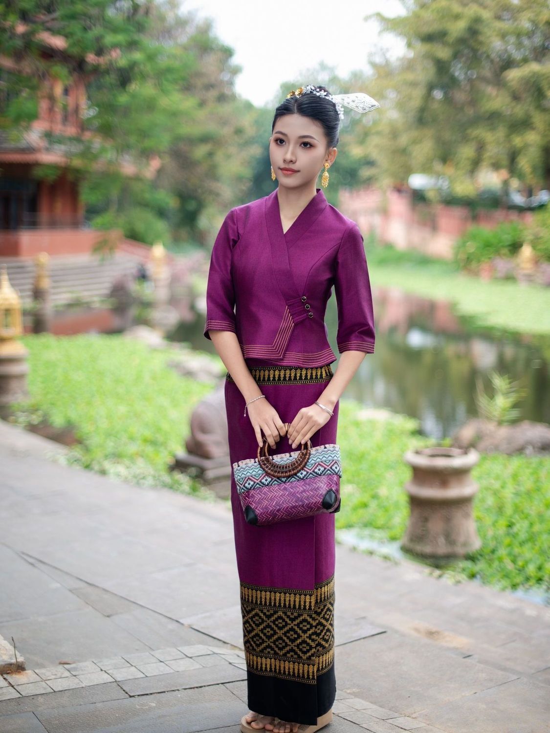 Jupe longue gyi thaïlandaise d - Batik Sarong Wrap avis et prix