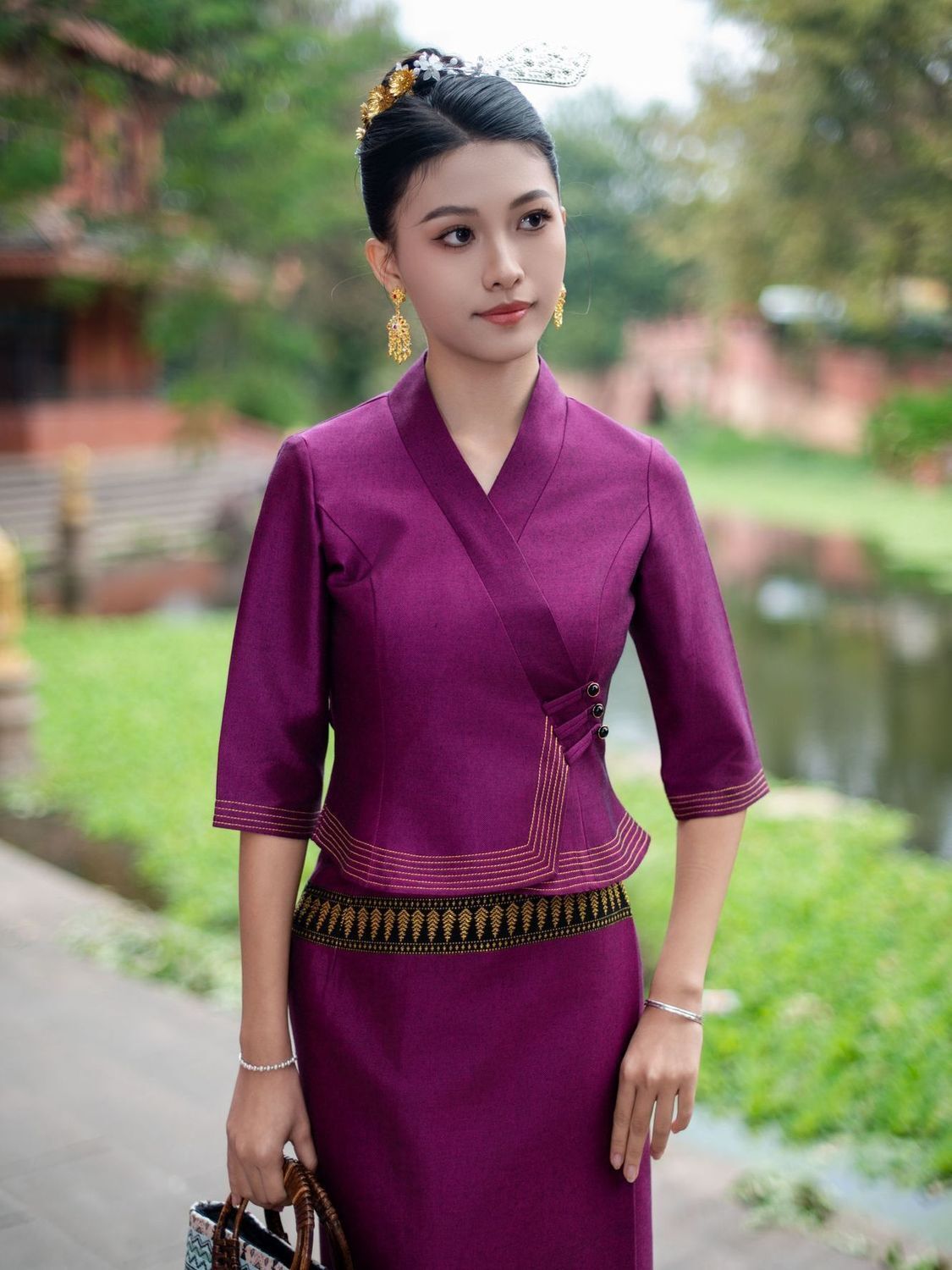 Jupe longue gyi thaïlandaise d - Batik Sarong Wrap avis et prix