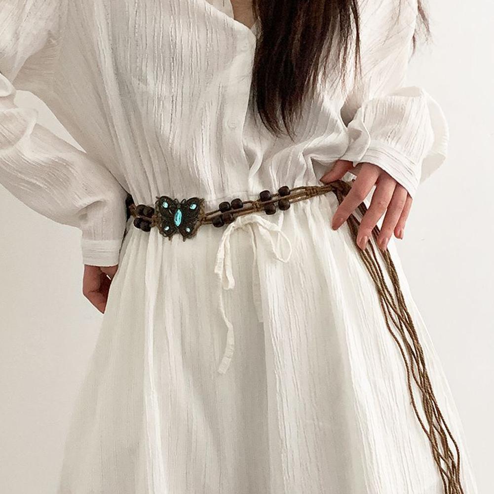 Ceinture en corde tissée bohèm - Ethnic Fashion Show avis et prix
