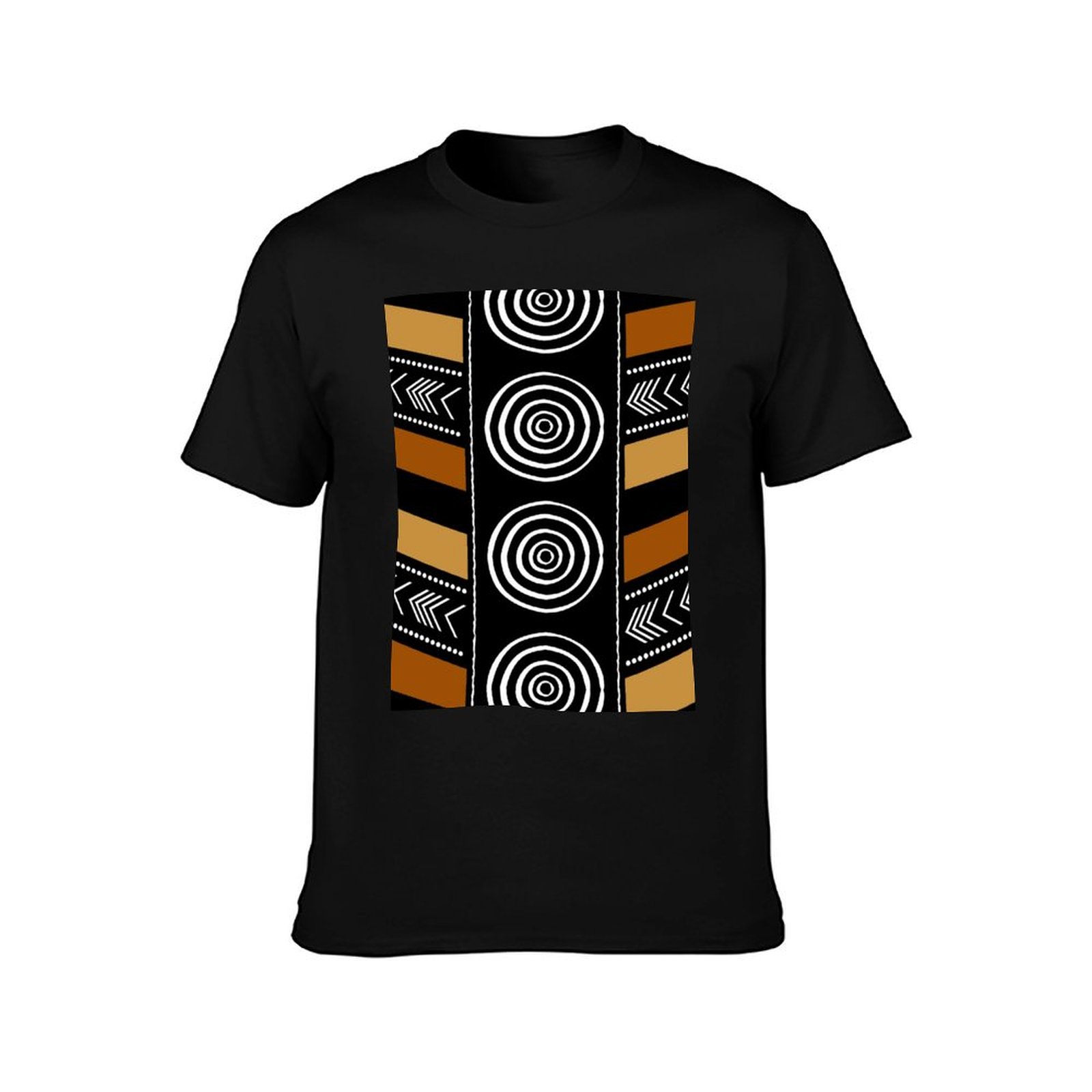 T-shirt décontracté à imprimé  - Mudcloth Print Top avis et prix