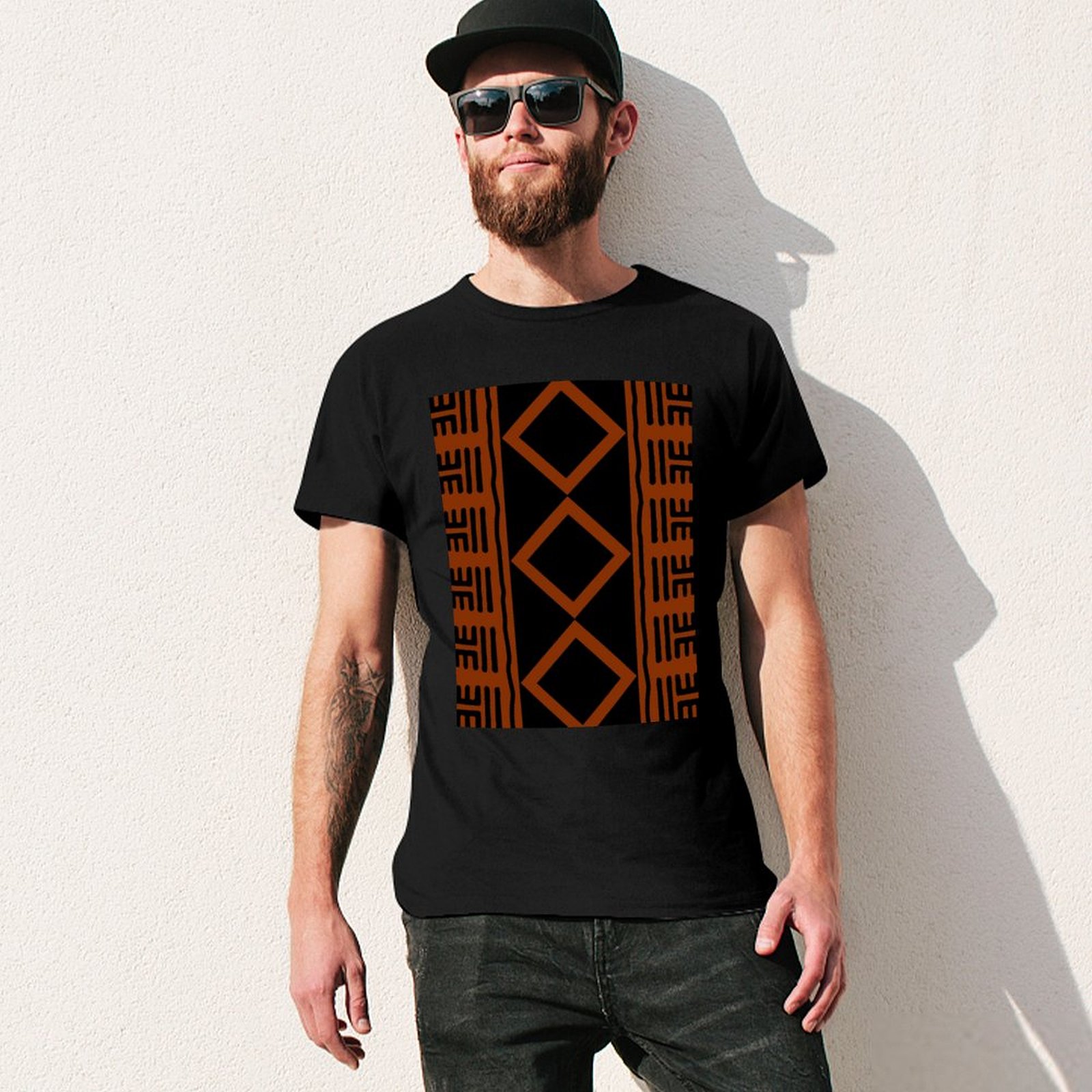 T-shirt en tissu africain coul - Mudcloth Print Top avis et prix