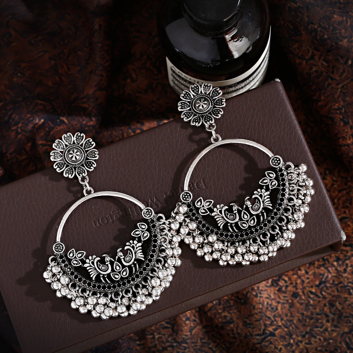 Boucles d'oreilles en argent r - Ethnic Indian Fashion avis et prix