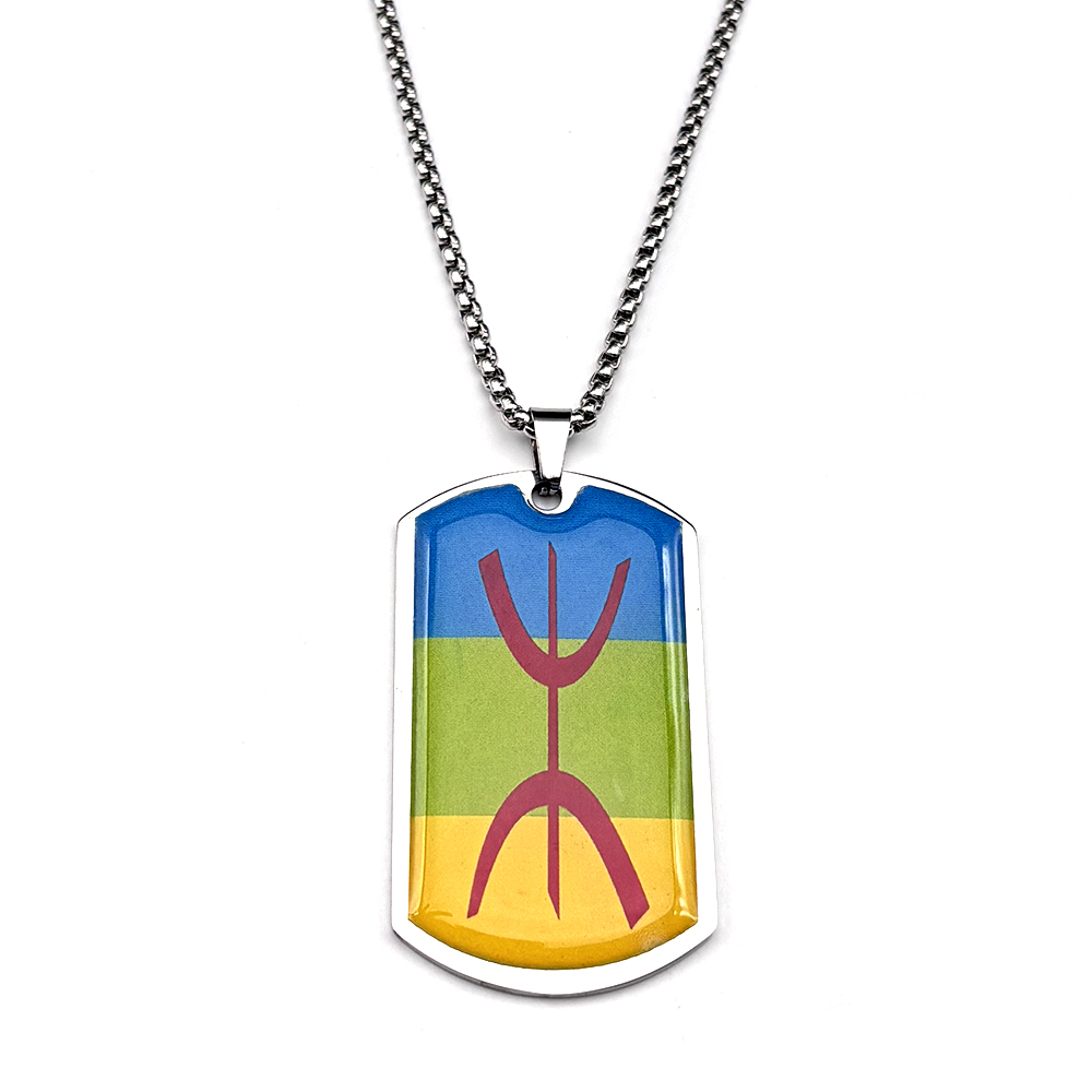 Collier Pendentif en Verre Sym - Ethnic Fashion Show avis et prix
