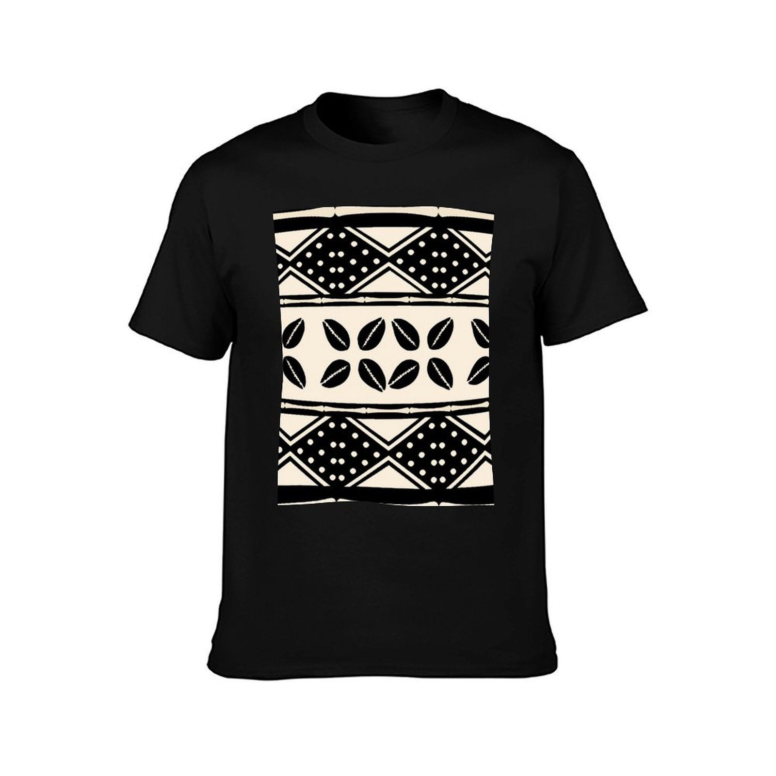 T-shirt à motif abstrait afric - Mudcloth Print Top avis et prix