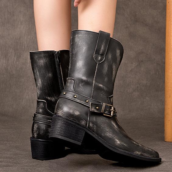 Bottines ethniques à talons ép - Ethnic Fashion For Women avis et prix