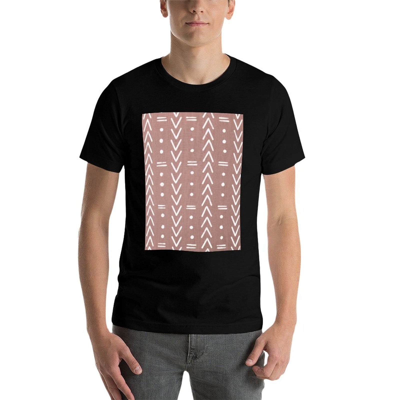 T-shirt Mudcloth avec formes g - Mudcloth Print Top avis et prix