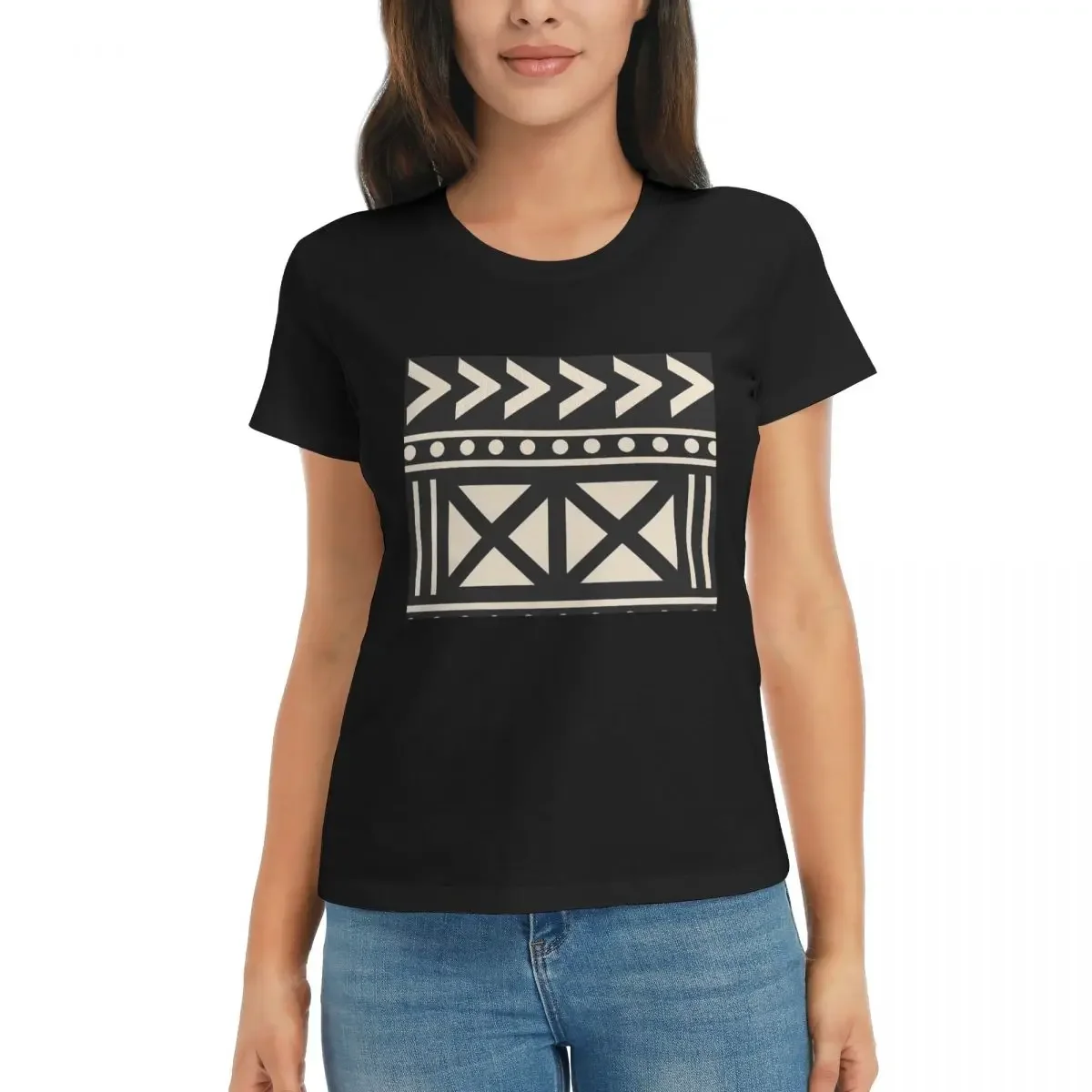 T-shirt femme tendance été en  - Mudcloth Print Top avis et prix