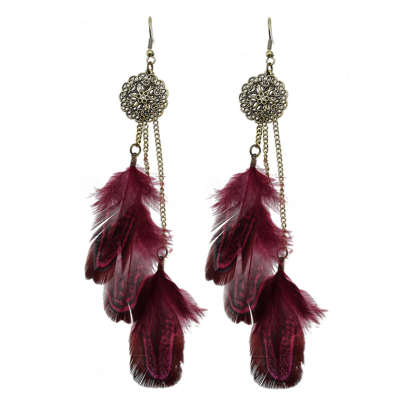 Boucles d'oreilles bohème en p - Ethnic Indian Fashion avis et prix