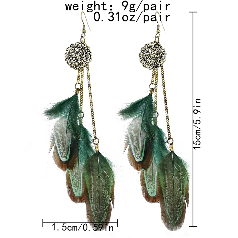 Boucles d'oreilles bohème en p - Ethnic Indian Fashion avis et prix