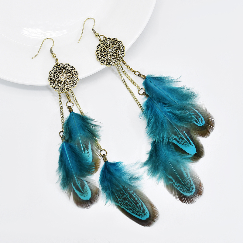 Boucles d'oreilles bohème en p - Ethnic Indian Fashion avis et prix