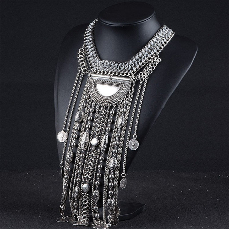 Collier de déclaration à pampi - Ethnic Fashion Co In avis et prix