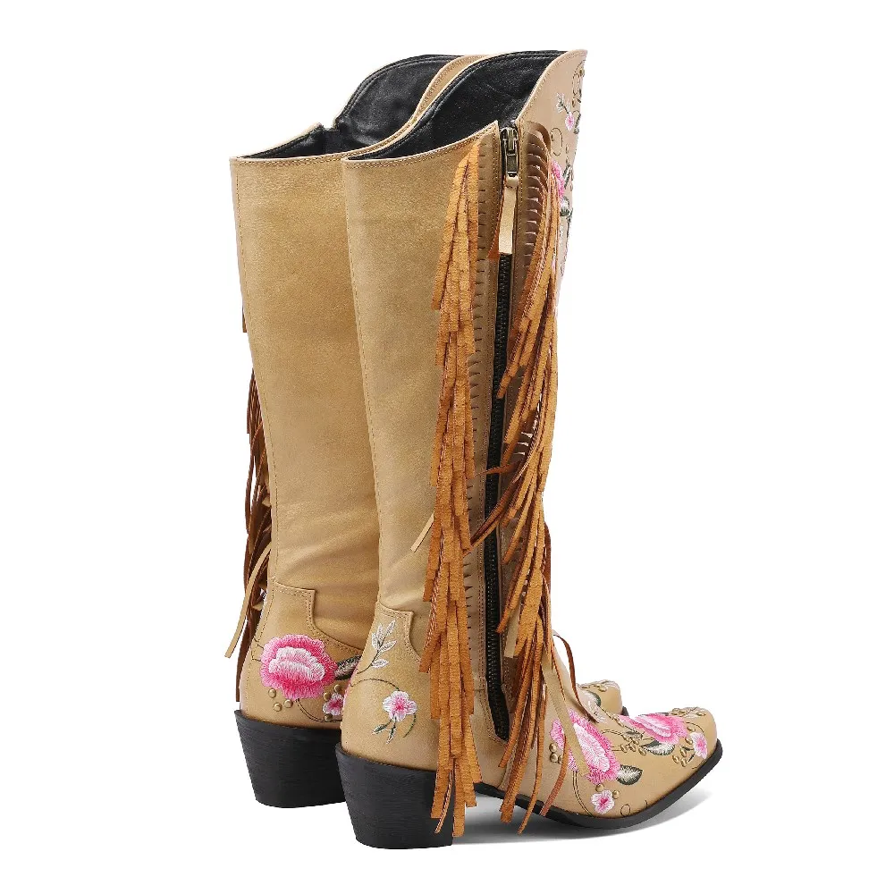 Mode broderie fleur Western ge - Ethnic Fashion For Women avis et prix
